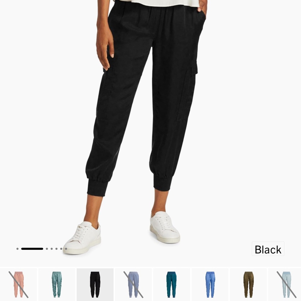 Cinq à Sept Black Jogger Pants